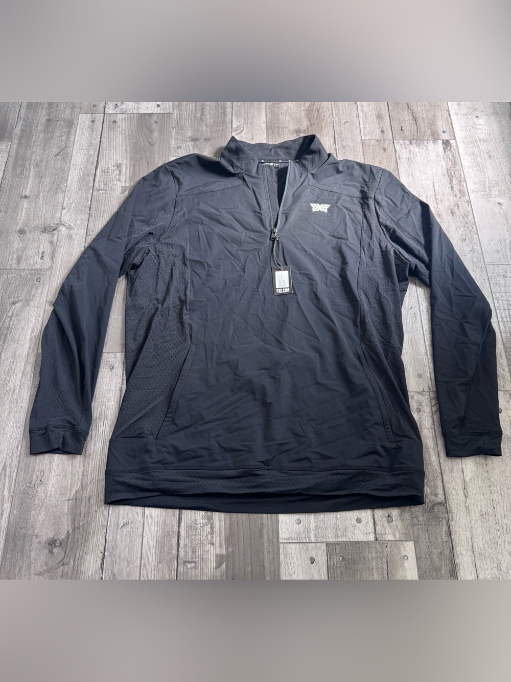 PXG Perforated Jersey Mesh Quarter 1/4 Zip Mens Golf Pullover Jacket NEW NWT XL